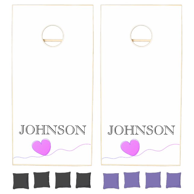Personalized cornhole set (Set)
