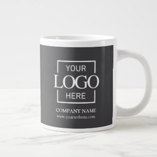 Personalized Corporate Company Logo Employee Gift Giant Coffee Mug