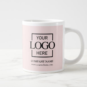Personalized Corporate Company Logo Employee Gift Giant Coffee Mug