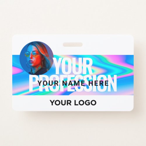 Personalized Corporate Creative Artsy Employee ID Badge