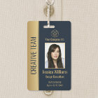 Personalized Corporate Employee Blue ID