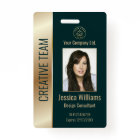Personalized Corporate Employee Green ID