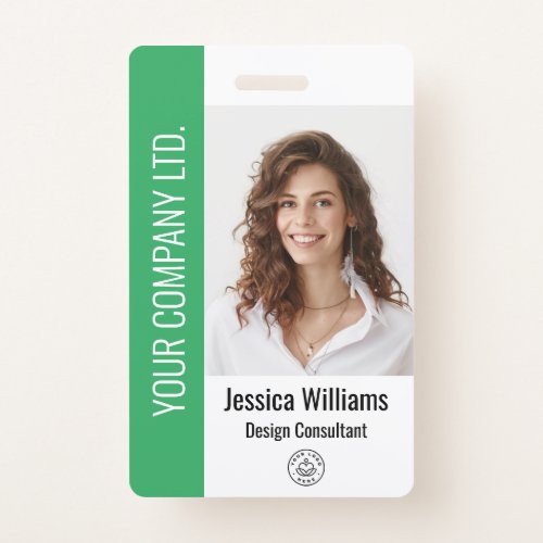 Personalized Corporate Employee Green ID Badge