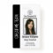 Personalized Corporate Employee ID Badge Black
