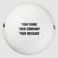 Personalized Corporate Golf Balls