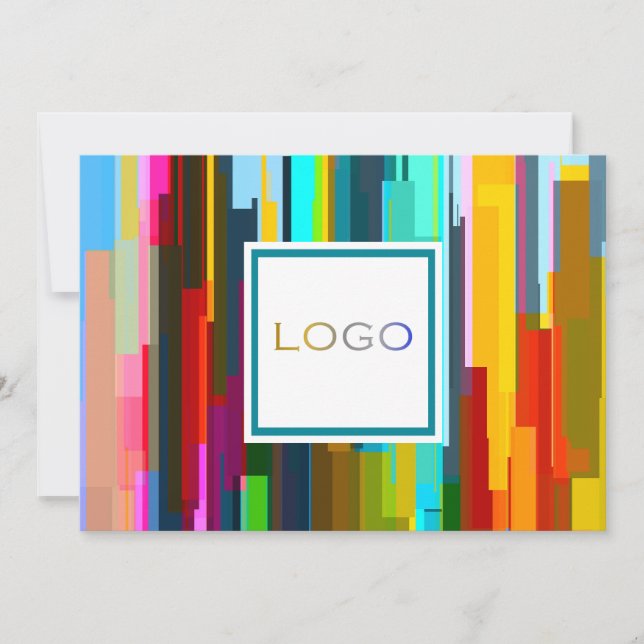Personalized Corporate Logo and Signatures Card (Front)