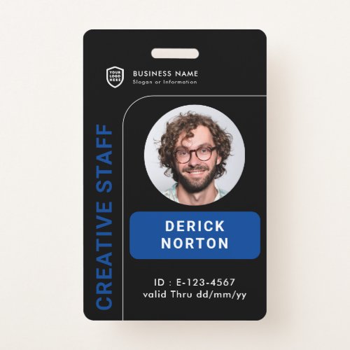 personalized Corporate photo  Custom Employee Bad Badge