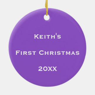 Personalized Cosmic Bubble Flow Ceramic Ornament