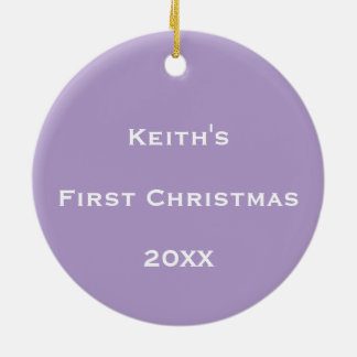 Personalized Cosmic Bubble Flow Ceramic Ornament