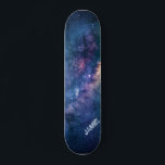 Personalized Cosmic Galaxy Skateboard<br><div class="desc">Cosmic astro galaxy skate board is personalized and ready to fly!</div>