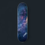 Personalized Cosmic Galaxy Skateboard<br><div class="desc">Cosmic astro galaxy skate board is personalized and ready to fly!</div>