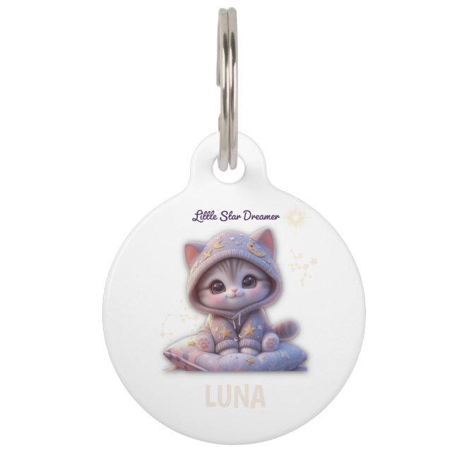 Personalized Cosmic Pet Tag (Front)