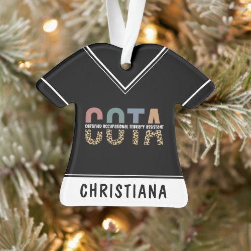 Personalized COTA Occupational Therapy Assistant Ornament