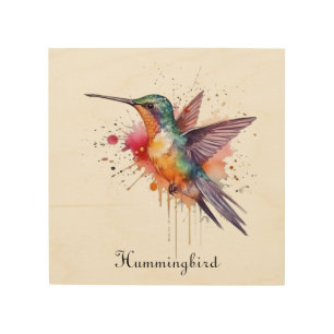 Personalized Cottagecore Hummingbird Decor