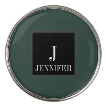Personalized Country Club Green Monogram