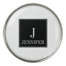 Personalized Country Club White Monogram