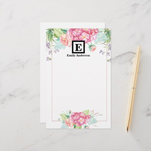 Personalized | Country Flowers Stationery