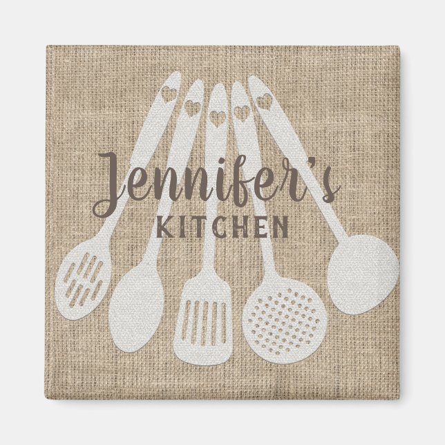 Personalized Country Kitchen Magnet (Front)