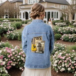 Personalized Country Music Denim Jacket
