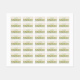 Sunflowers Labels | Zazzle