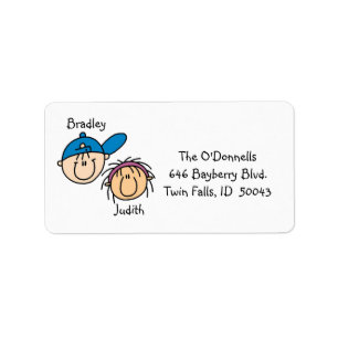 Personalized Couple Address Labels