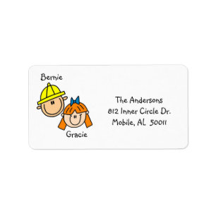 Personalized Couple Address Labels