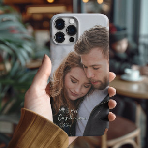 Personalized Couple Christmas Photo iPhone 16 Pro Case