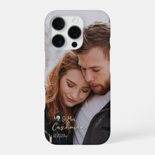 Personalized Couple Christmas Photo iPhone 16 Pro Case