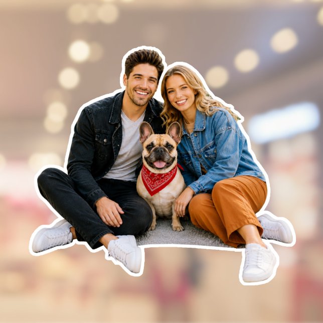 Personalized Couple Cutout Photo  Sticker (Creator Uploaded)
