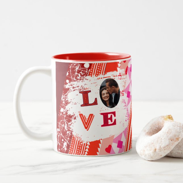 Personalized Couple Love Mug (With Donut)