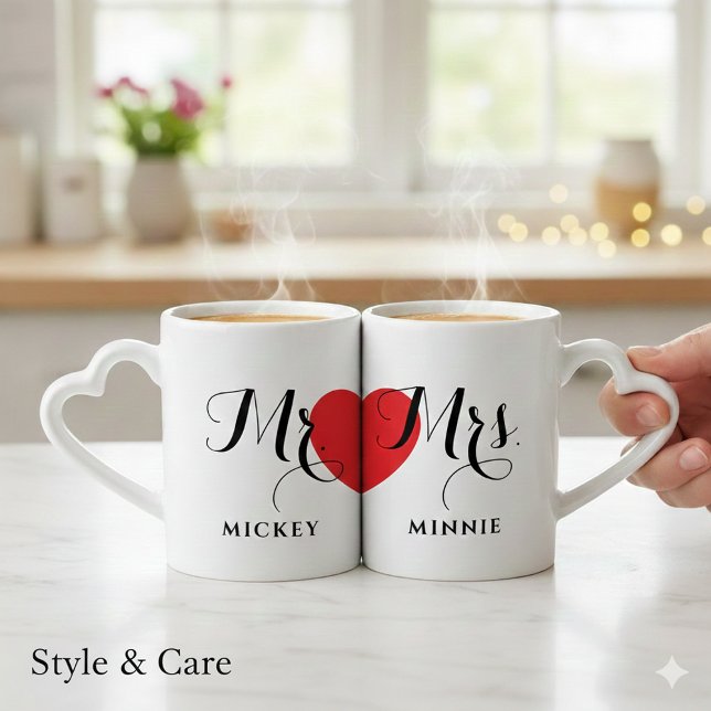 Personalized Couple Mug Set – Love Coffee Pair (Personalized Couple Mug Set – Love Coffee Pair)