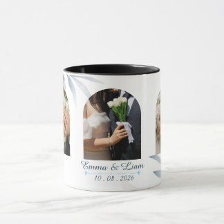Personalized Couple Mug with Photo & Names