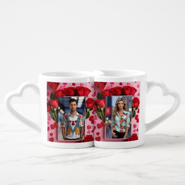 Personalized Couple Mugs -Ideal for couple gifting (Front Nesting)