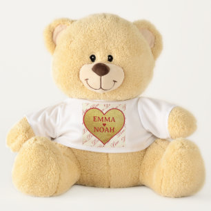Personalized Couple Names Teddy Bear Gift