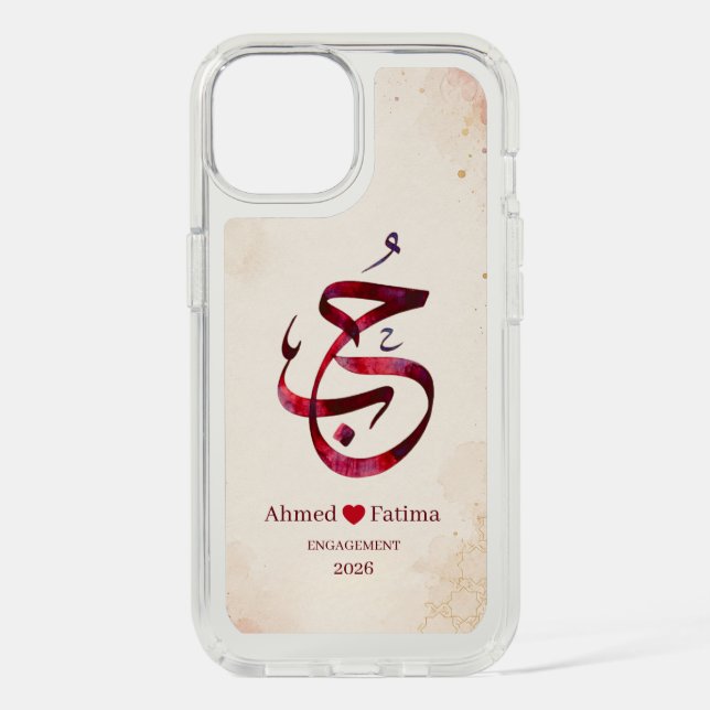 Personalized Couple Names Wedding Gift Speck iPhone Case (Front)
