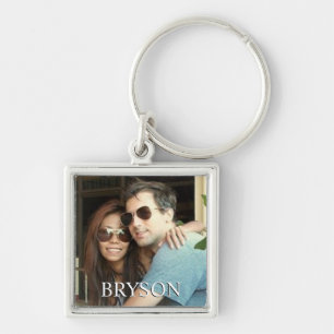 Personalized Couple or Family Photo Keychain