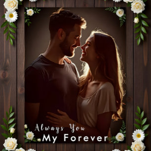 ✅Personalized Couple Photo  Custom Engagement Gift Foam Board