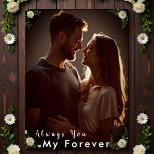 ✅Personalized Couple Photo  Custom Engagement Gift Poster
