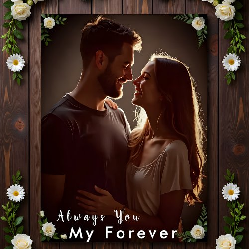 ✅Personalized Couple Photo |Custom Engagement Gift Poster