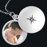 Personalized Couple Photo Locket Necklace<br><div class="desc">Gorgeous Personalized Couple Photo Locket Necklace. Add your special photo to personalize. Great gift for loved ones on valentines day or other special occasions. We invite you to visit our Zazzle store, Simon & Grace, to discover matching products and more. Sample photo attribution : Photography © Storytree Studios, Stanford, CA...</div>