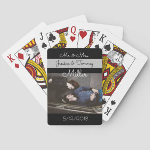 Personalized Couple Photo Playing Cards