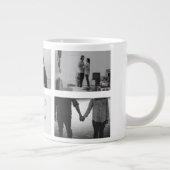 Personalized Couple Photo Wedding Giant Coffee Mug (Right)
