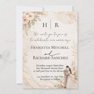 Personalized Couple Picture Wedding Invite