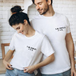Personalized couple  Roman Numeral  T-Shirt<br><div class="desc">Introducing our Personalized Couple Roman Numeral shirt, the perfect way to celebrate your love and commitment! This shirt features a unique design that showcases your anniversary date in elegant Roman numerals. But that's not all - you can also personalize it with your names or initials to make it truly unique...</div>