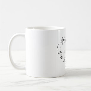 Personalized Couple Wedding Mug, Custom Names & We Coffee Mug