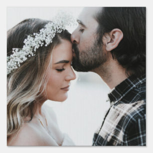 Personalized Couple Wedding Photo Sign