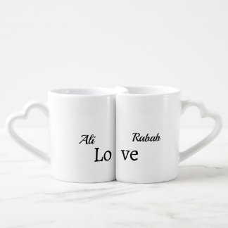 Personalized Couples Matching Mugs Set