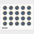 Personalized Couples Monogram Gold Seal