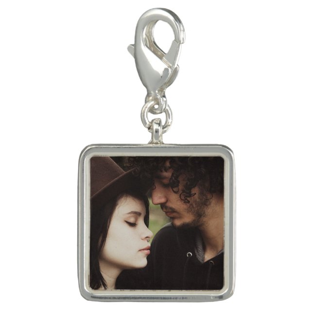 Personalized Couple's Photo  Charm (Front)