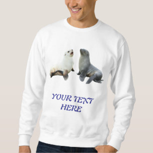 Personalized Couples Photo & Text Men’s Sweatshirt